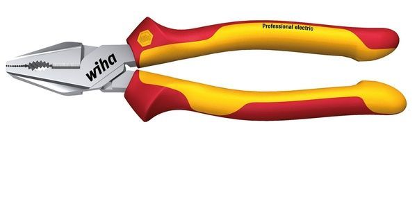 Пассатижи массивные 200 мм с DynamicJoint и OptiGrip Professional electric Wiha 26714 26714 фото