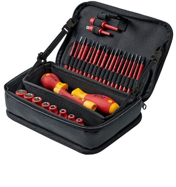 Набор бит головок битодержателей&nbsp;SoftFinish electric slimVario SL / PH / SL/PZ / PZ / HEX / TORX&reg;&nbsp;Wiha 43465 43465 фото