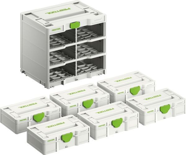 Контейнер для систейнеров&sup3; SYS3-RK/6 M 337-Set Festool 577816 577816 фото