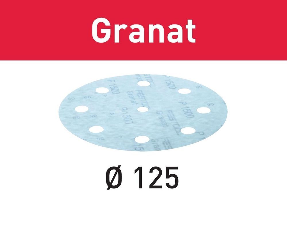 Шліфувальні круги 1 штука Granat STF D125/8 P800 GR/1 Festool 497179/1 497179/1 фото