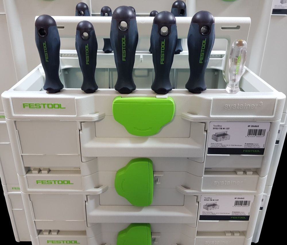 Інструментальний ящик у форматі систейнера&sup3; ToolBox SYS3 TB M 137 Festool 204865 204865 фото