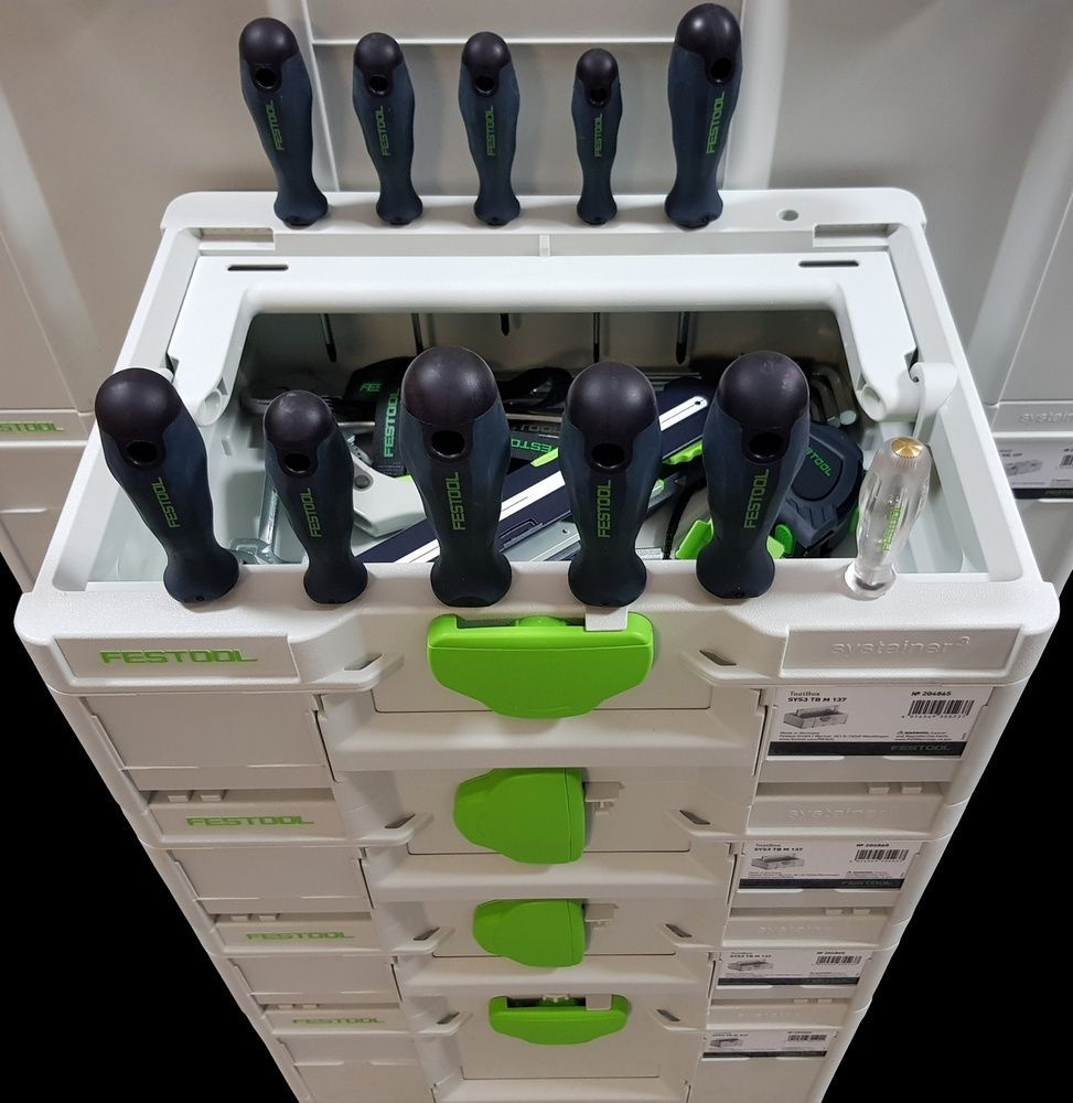 Інструментальний ящик у форматі систейнера&sup3; ToolBox SYS3 TB M 137 Festool 204865 204865 фото