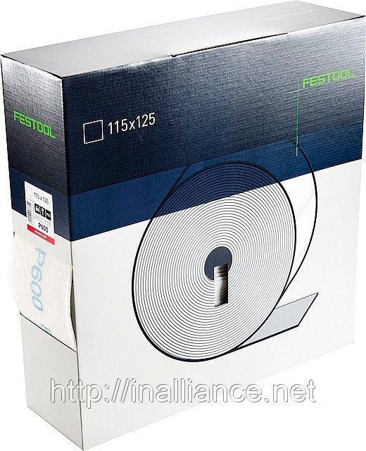Шлифовальный материал в рулоне 115 мм x 25 м P180 GR SOFT Granat Festool 497093 497093 фото