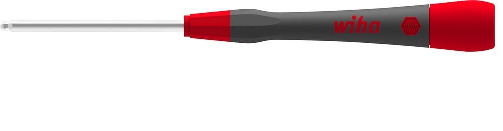 Тонка мікро викрутка шестигранна сферична головка з шестигранним жалом inch HEX 1/8" х 60 мм Wiha 42437 42437 фото