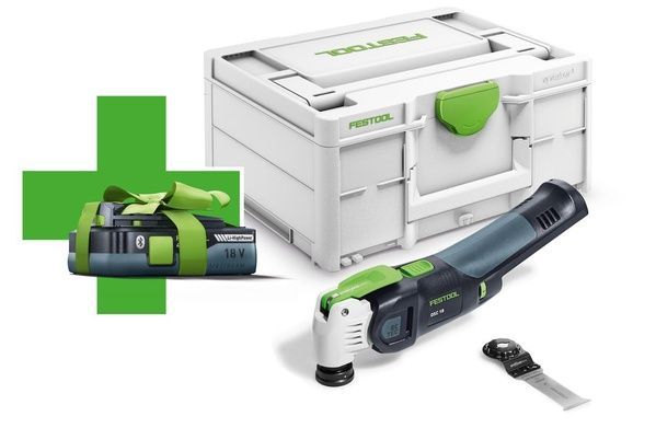 Многофункциональный инструмент VECTURO OSC 18 E-Basic Festool 576591LE 576591LE фото