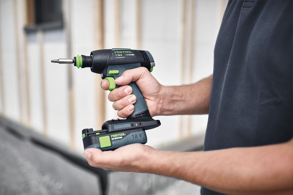 Акумуляторний дриль-шурупокрут T 18+3 HPC 4.0 I-Set Festool 577609 577609 фото