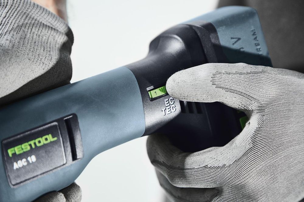 Аккумуляторная угловая шлифовальная машинка AGC 18-125 5.0 EBI-Plus Festool 577700 577700 фото
