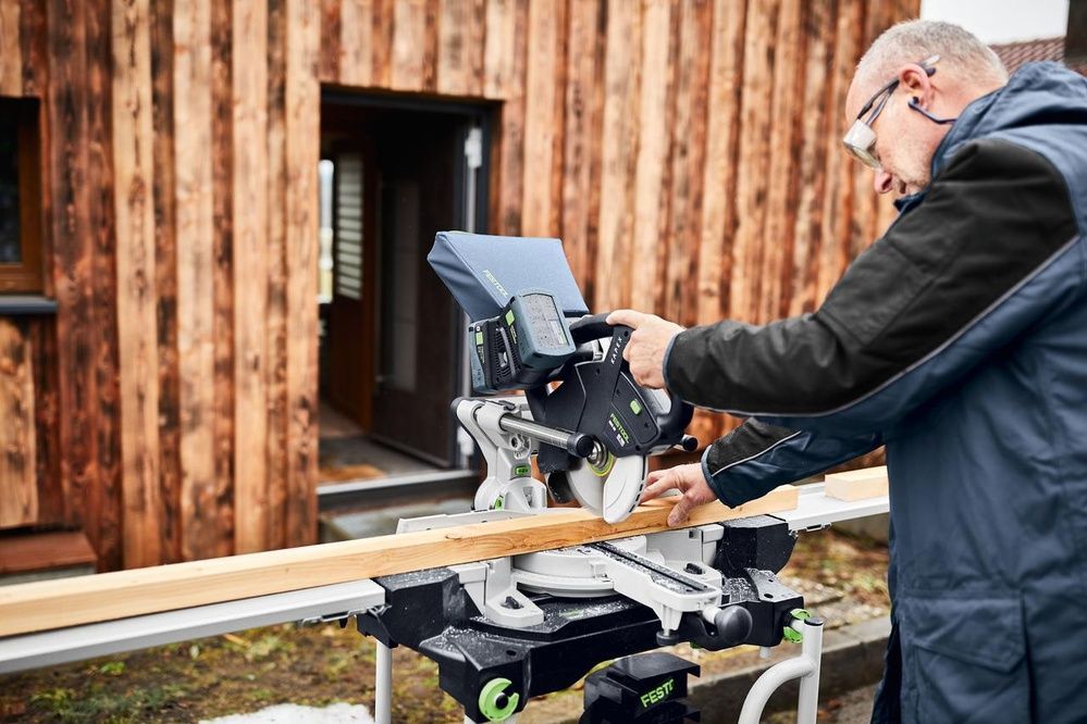 Пила торцювальна з протяжкою акумуляторна KAPEX KSC 60 EB-Basic Festool 577775 577775 фото