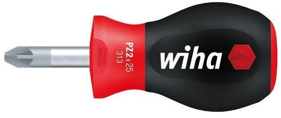 Викрутка PZ2 х 25 мм коротке кругле жало SoftFinish Wiha 26972 26972 фото