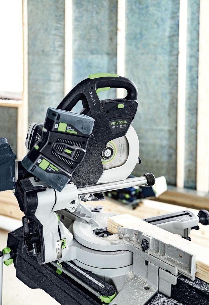 Пила торцювальна з протяжкою акумуляторна KAPEX KSC 60 EB-Basic Festool 577775 577775 фото