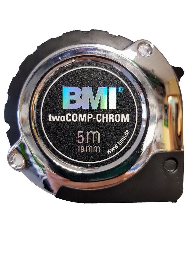 Рулетка измерительная 5 метров twoCOMP-CHROM BMI 475541221 475541221 фото