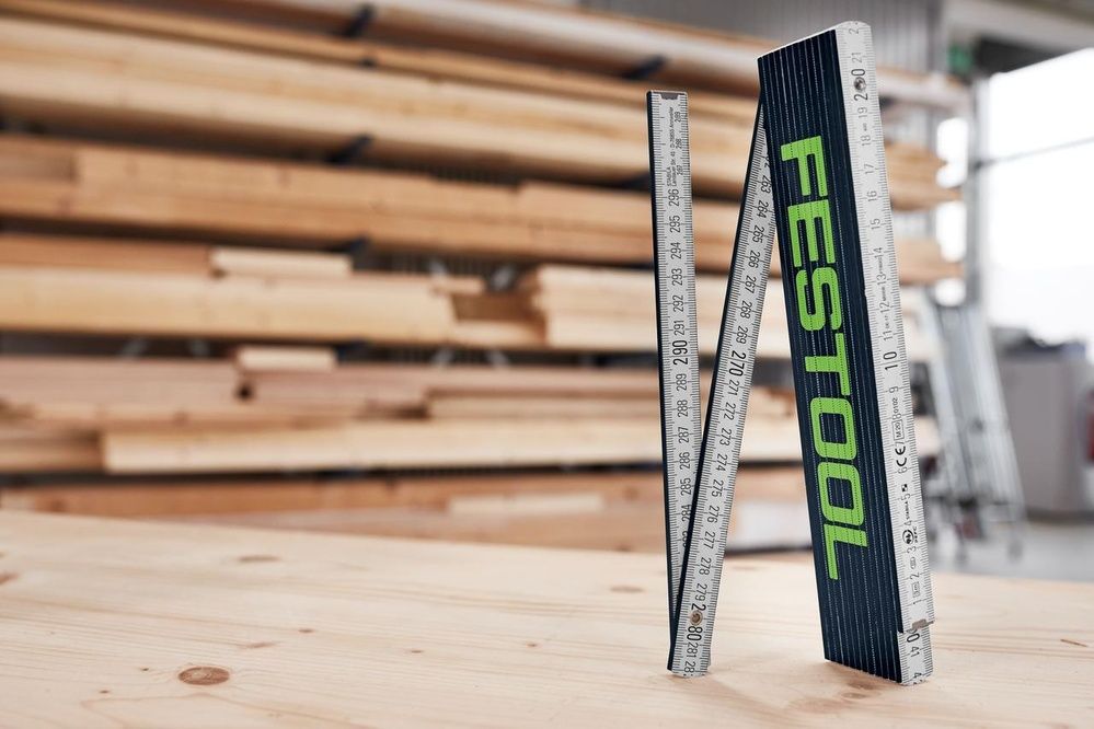 Метр складаний дерев'яний 3 метри MS-3M-FT1 Festool 577369 577369 фото