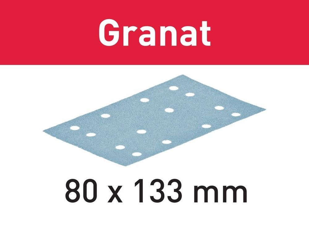 Шліфувальні листи 1 штука Granat STF 80 x 133 мм P320 GR/1 Festool 497125/1 497125/1 фото