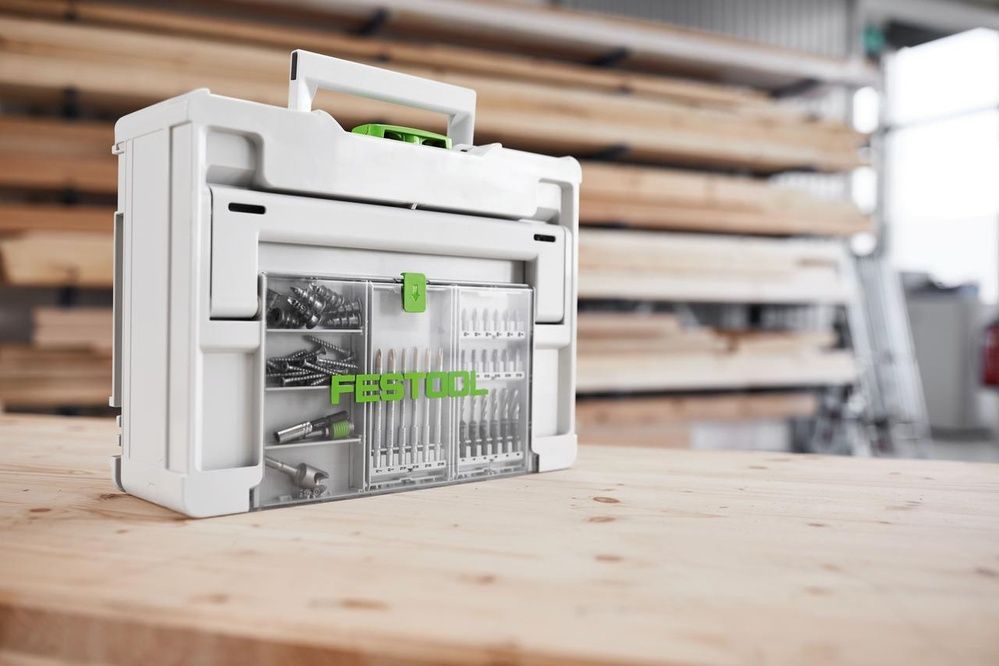 Набір свердел у касеті BKS SYS3 D3-10 CE/W Festool 577396 577396 фото