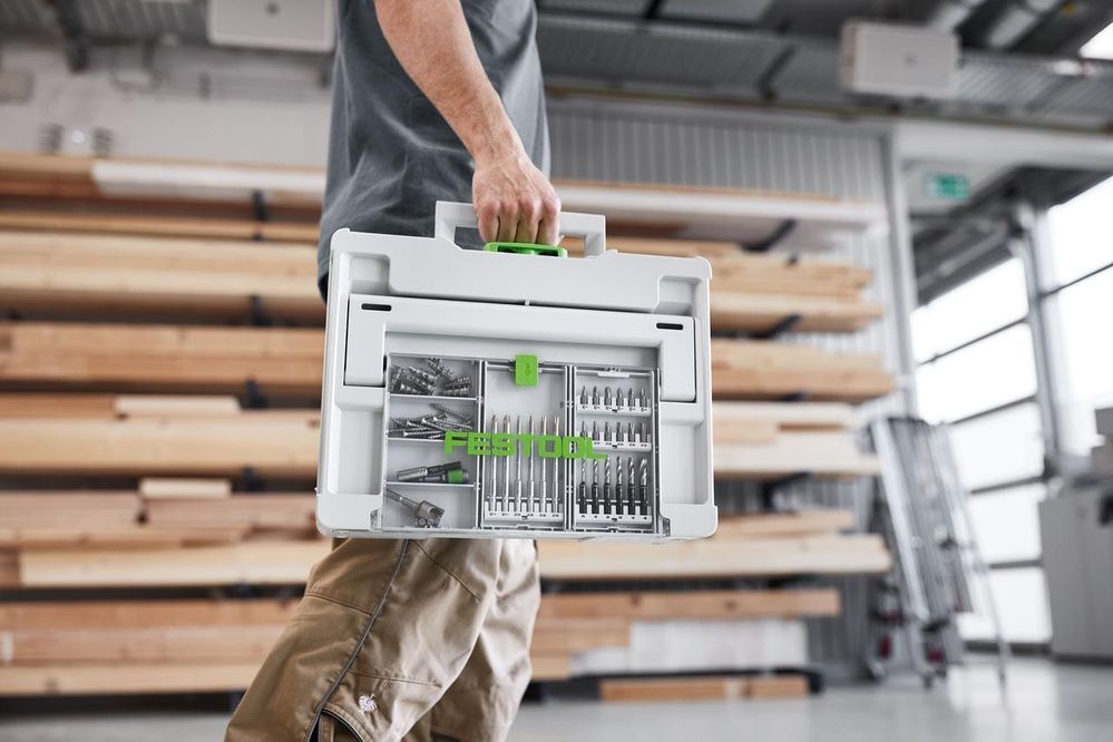Набір свердел у касеті BKS SYS3 D3-10 CE/W Festool 577396 577396 фото