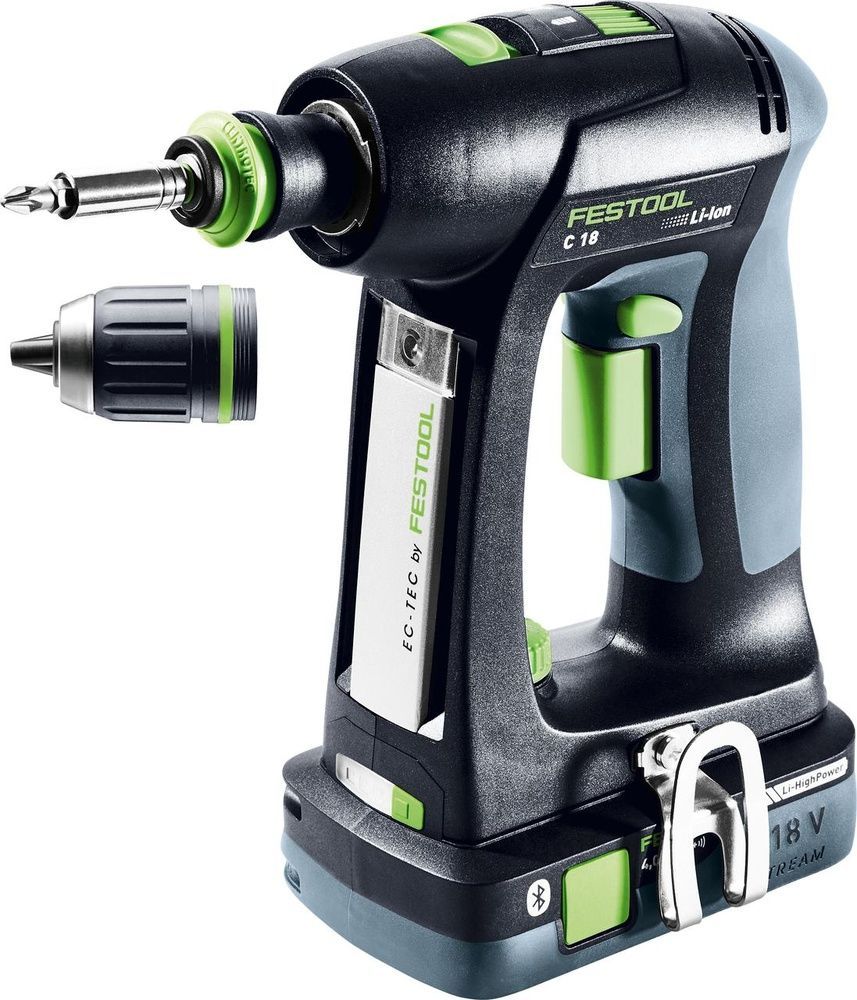 Акумуляторний дриль-шурупокрут C 18 HPC 4.0 I-Plus Festool 576435 576435 фото