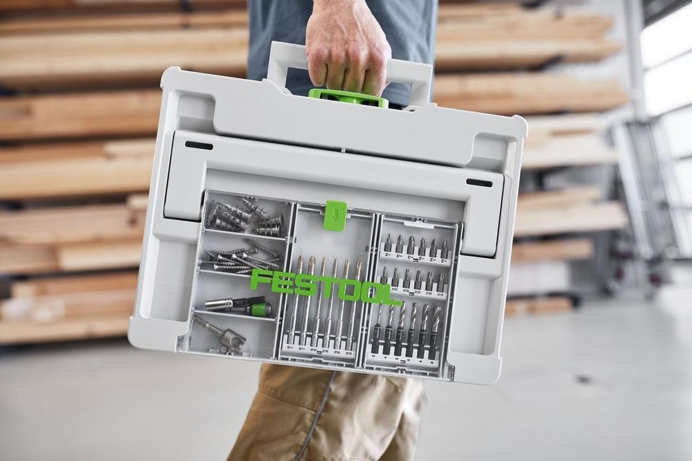 Набір біт у касеті BKS SYS3 100 мм CE Festool 577399 577399 фото
