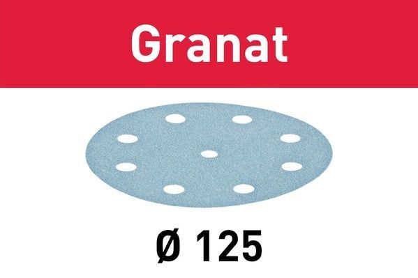 Шлифовальные круги Granat STF D125/8 P220 GR/100 Festool 497172 497172 фото
