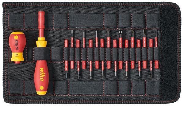 Набор бит и битодержатели SoftFinish electric slimVario SL/ PH/ PZ/ Pozidriv Xeno/ TORX&reg;/HEX Wiha 41231 41231 фото