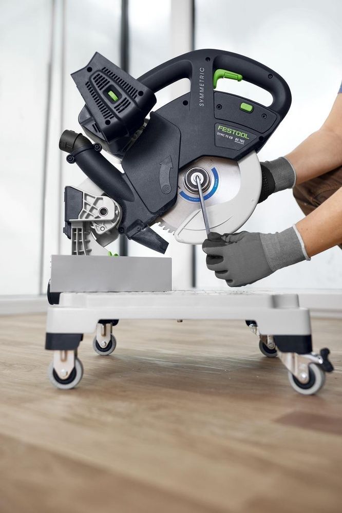 Акумуляторна торцювально-усовочна пила SYMMETRIC SYMC 70 EBI-Plus Festool 577464 577464 фото