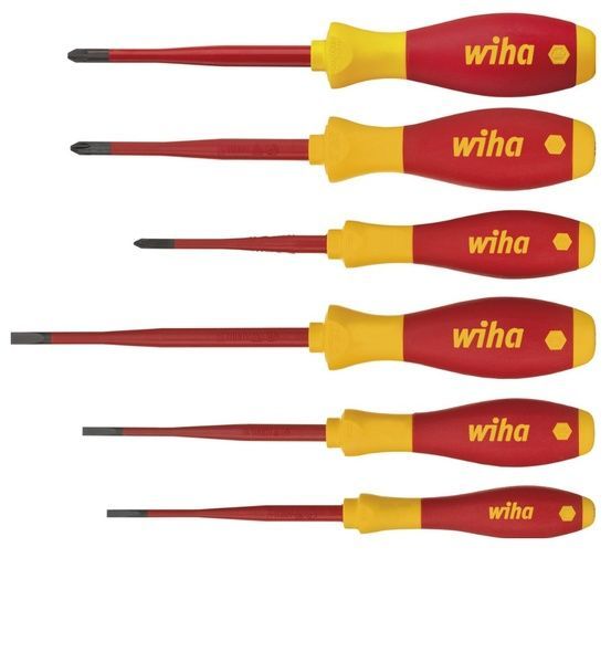 Набор диэлектрических отверток SL / PH / SL/PZ SoftFinish electric slimFix Xeno Wiha 38362 38362 фото