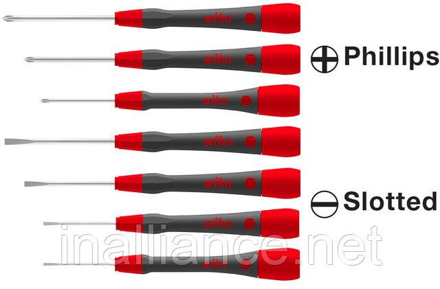 Набір викруток SL/PH Slotted/Phillips PicoFinish Wiha 42991